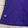 LuLuLemon Purple Active Athletic Tank Top Built In Support Bra Woman’s Size 6