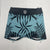 Delicia Blue Black Printed Athletic Shorts Women’s Size Large