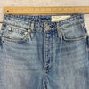 Rag &amp; Bone Alex Blue Denim High Rise Straight Jeans Women Size 25 NEW Vintage Wa