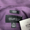 Kenneth Cole Mens purple Long Sleeve Button Up Size Large