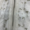 Luii Womens White lace Jacket Size XL