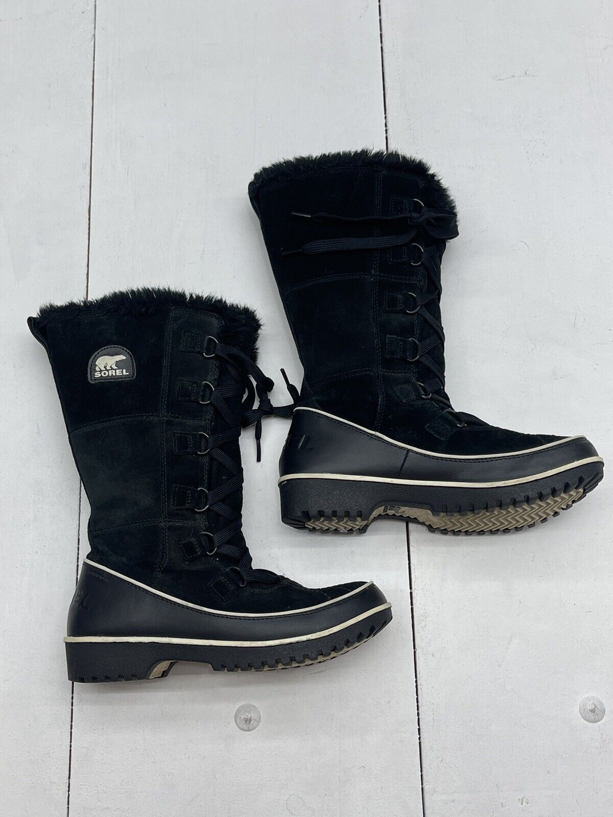 Sorel Tivoli II Tall Black Suede Waterproof Winter Boots Women's N  beyond exchange