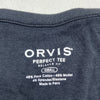 Orvis Black Perfect V-Neck Short Sleeve T-Shirt Women Size Small Relaxed NEW