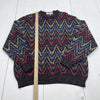 Vintage Pronto Uomo Firenze Multicolored Sweater Mens Size Large