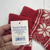 Yacht &amp; Smith Red Knit Gloves Women’s Small New