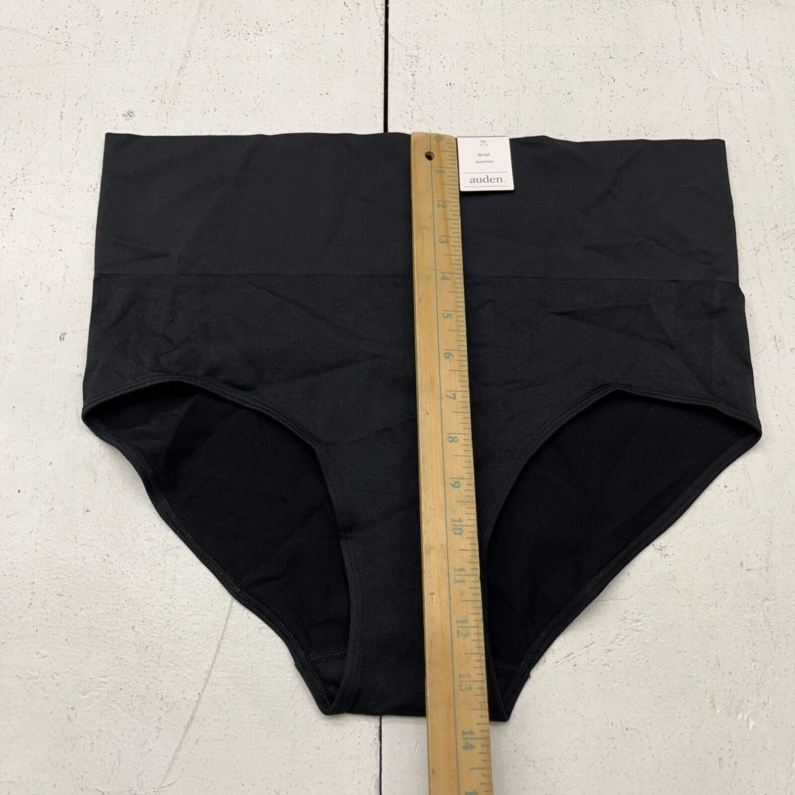Auden Black Seamless Brief Underwear Women's Size 1X NEW - beyond exchange