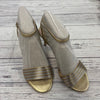 Kate Spade Jasmyne Sliver Gold Metallic High Heel Sandals Women’s Size 9