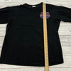 Vintage Black Loony Tunes Taz Football Gridiron Short Sleeve T-Shirt Adult Size