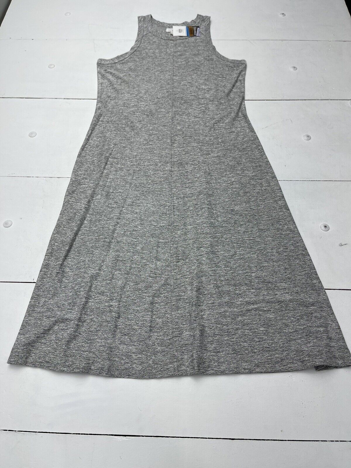 Lou & Grey Heather Grey Midi Dress Women's Size Large - beyond