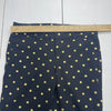 Old Navy Pixie Black Gold Polka Dot Ankle Skinny Pants Women’s Size 6