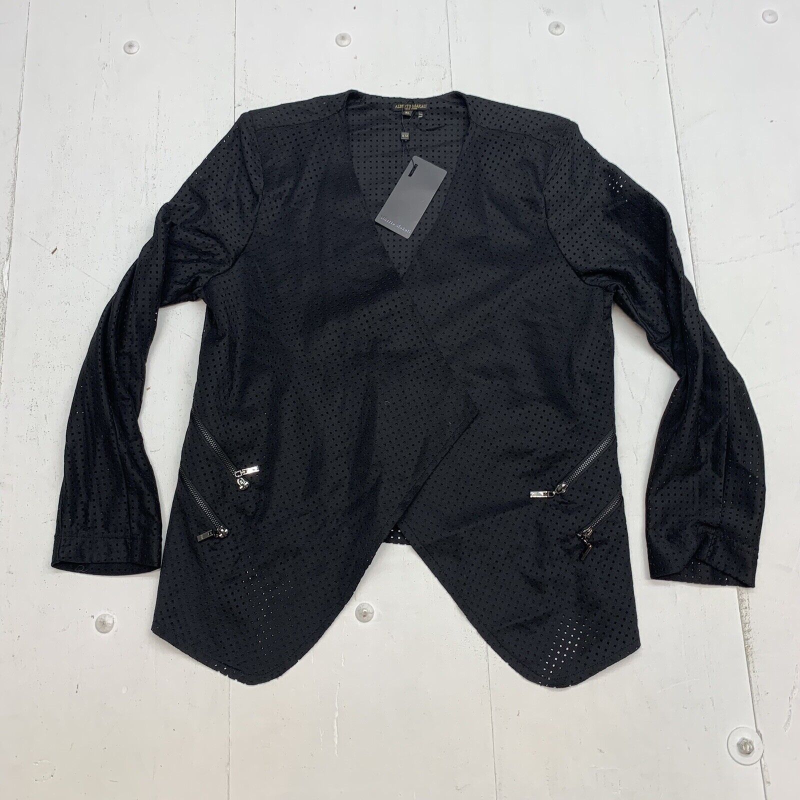 Alberto Makali womens Black jacket size XL