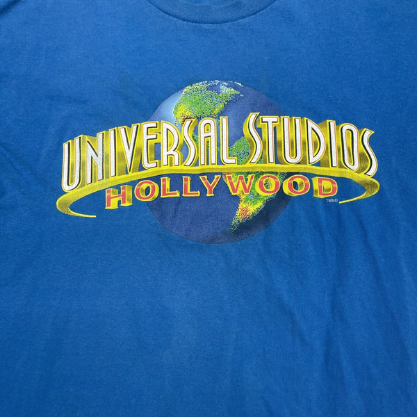Vintage Universal Studios Hollywood Blue Short Sleeve Graphic T