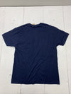 The Victory Mens Columbia University Dark Blue Short Sleeve Shirt Size XL