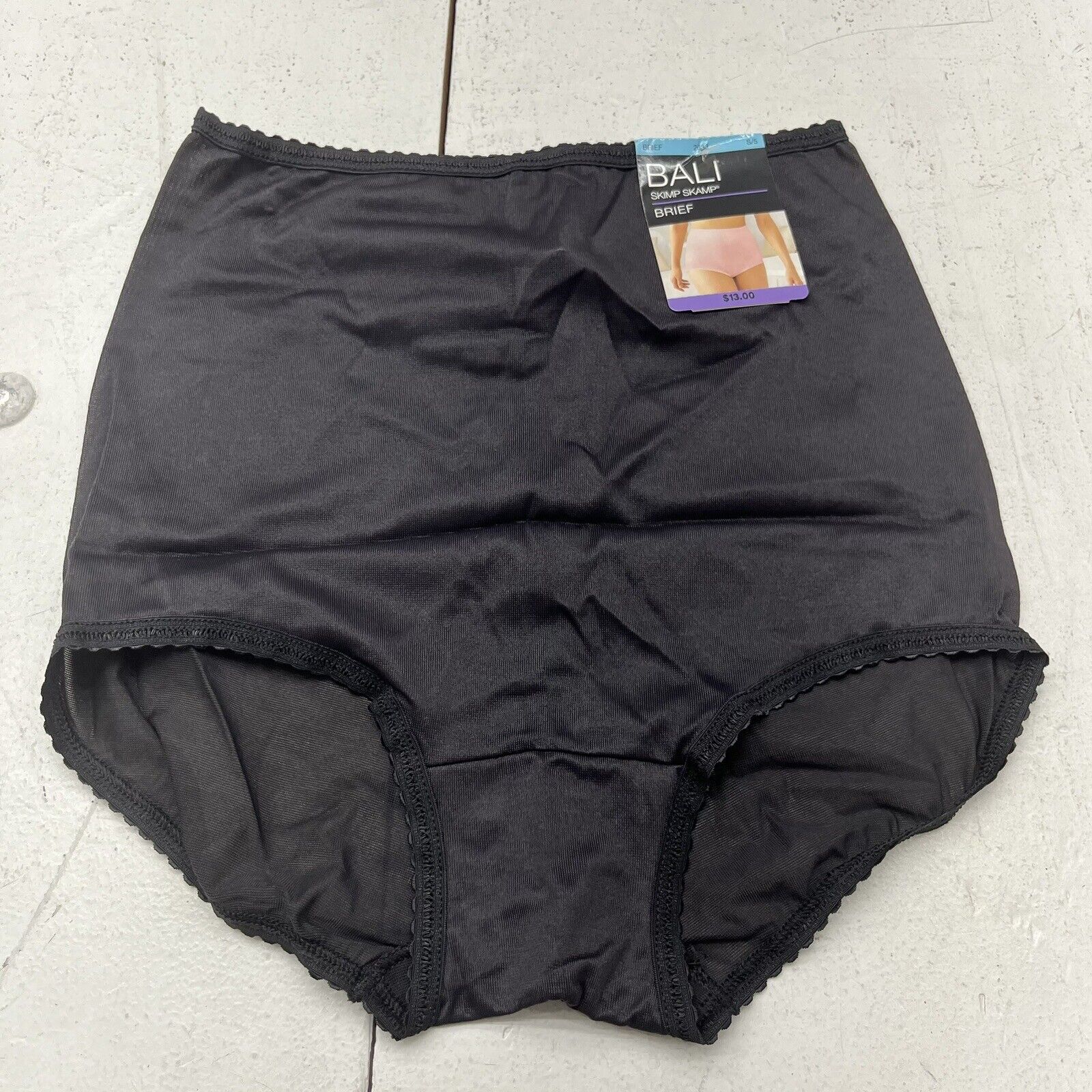 Bali Black Skimp Skamp Brief Underwear Women's Size Small (5) NEW