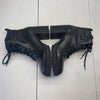 Aerosoles Elena Black Leather Lugged Combat Boots Women’s Size 8