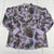 Hinson Wu Billie Linen Long Sleeve Blouse Purple Paisley Women’s Small New $328