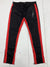 Fashion Nova Mens Travis Twill Black Red Joggers Size XL