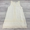 Sanctuary Milk White Pheobe Sleeveless Dress Lace Trim Layered Women Size XL NEW