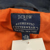J Crew Long Navy Hooded Jacket Zip Front Toggle Close Women Size XS *