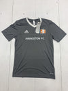 Adidas Mens Gray Princeton FC Graphic Soccer Shirt Size Small