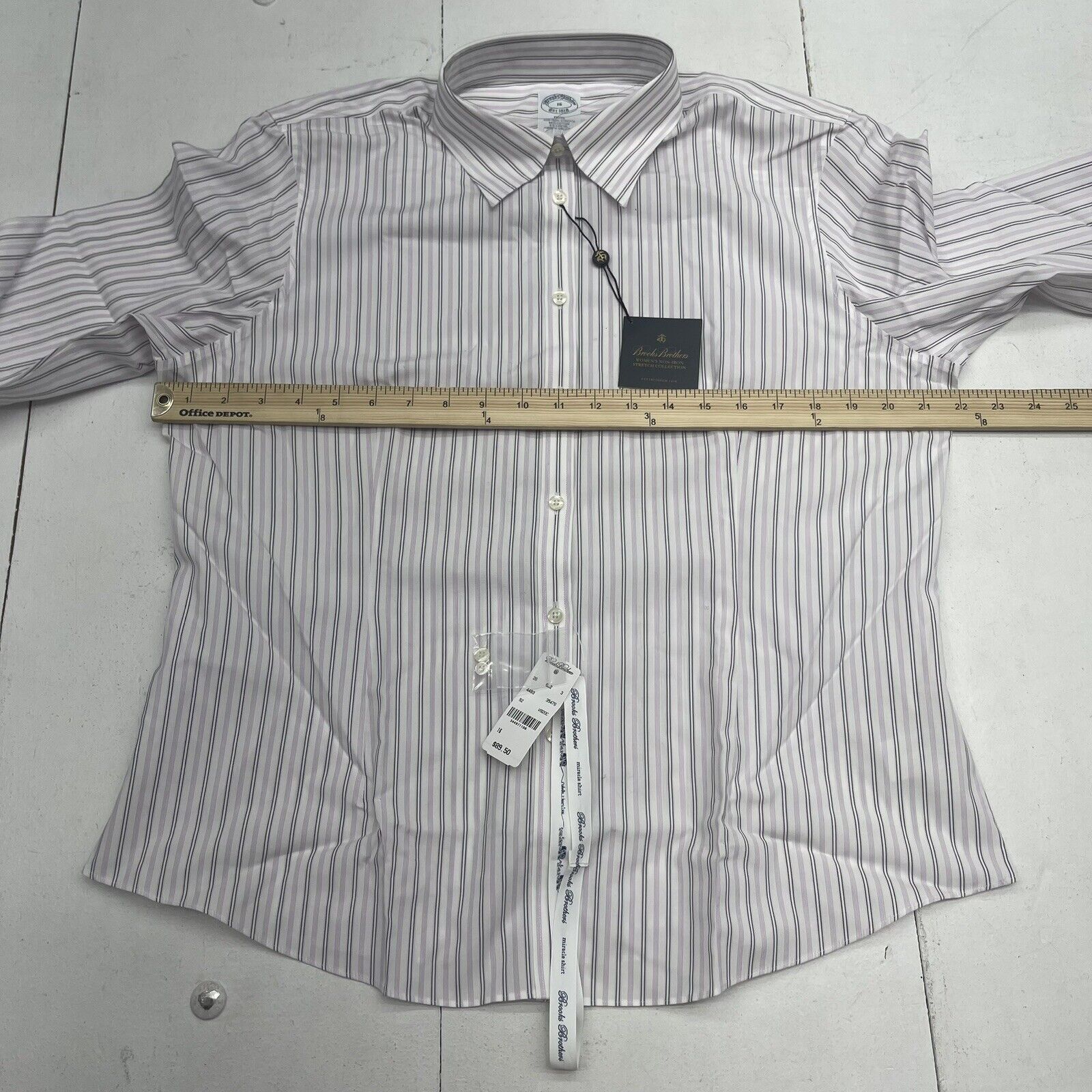 Brooks Brothers Men's Non-Iron Striped Dress Shirt
