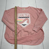 Surf Style Pink Graphic Long Sleeve Pullover Sweater Women’s Size Medium