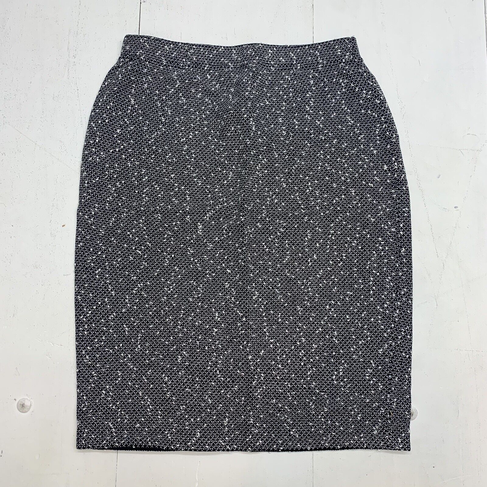St. John Collection By Marie Gray Womens Black White Skirt Size 12