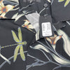 Rag &amp; Bone Black Floral Avery Print Short Sleeve Button Up Mens XL New