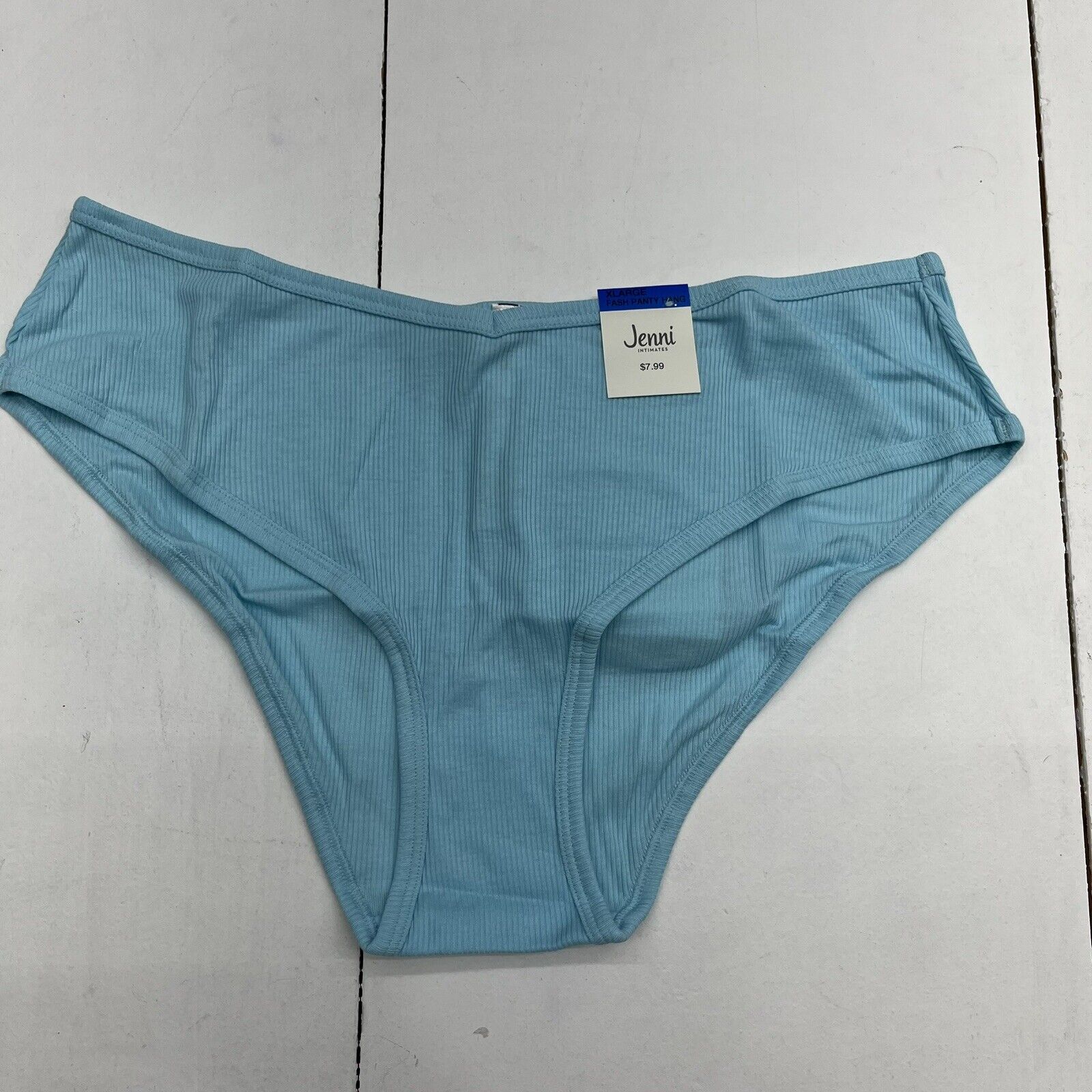 Jenni Intimates Caribbean Turquoise Bikini Panty Women's Size XL