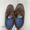 Carter’s Brown Faux Leather Boat Shoes Youth Boys Size 2 New
