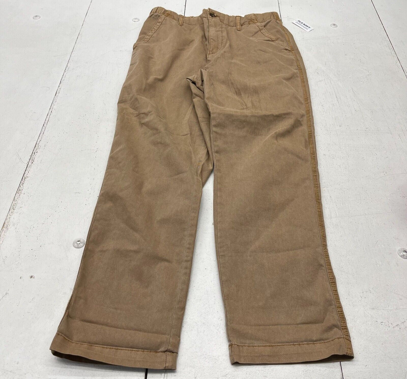 Old Navy Khaki High-Waisted OGC Chino Pants Women's Size Medium