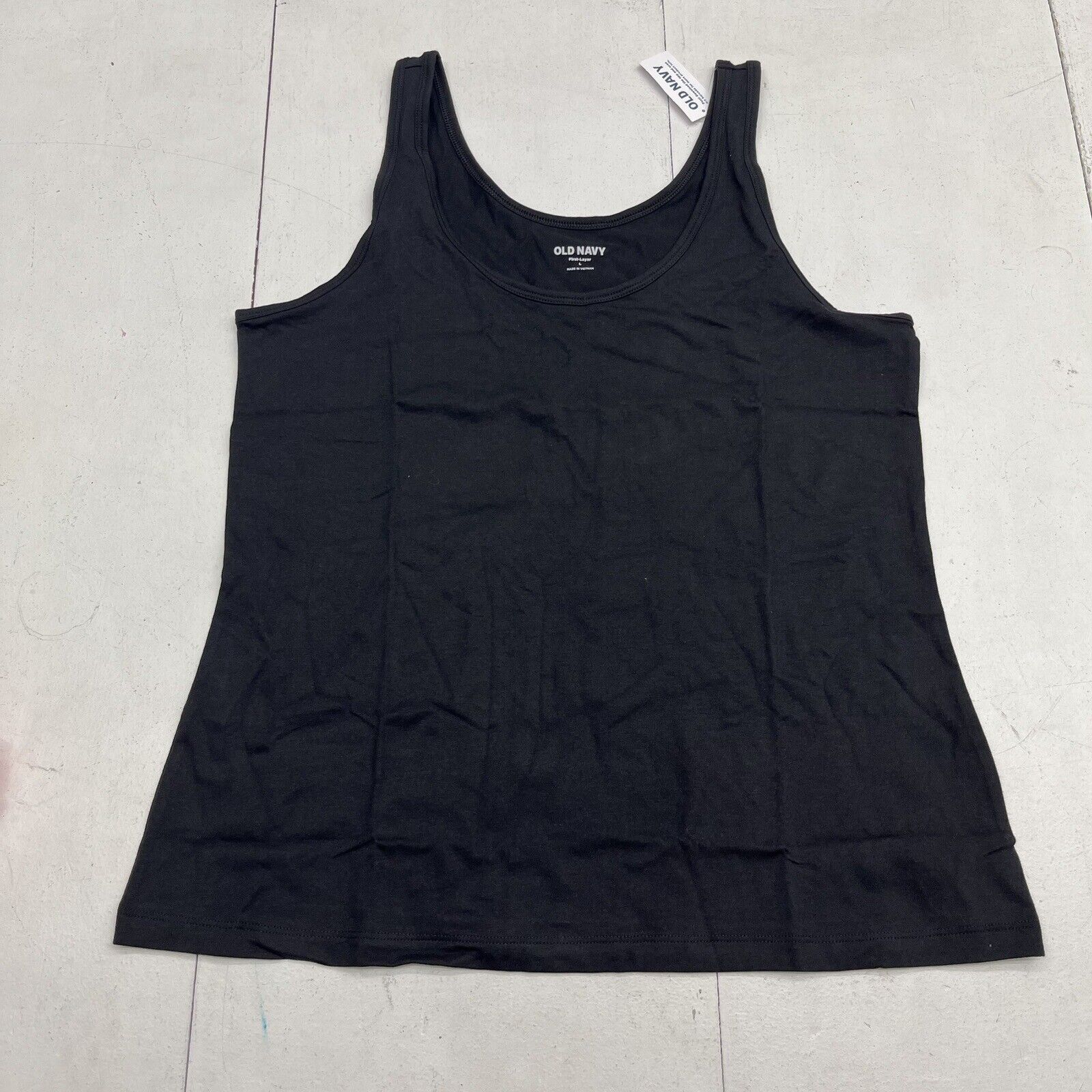 Old Navy Black First Layer Tank Women’s Size Large NEW