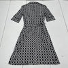 LaundryBy Shelli Segal Black White Belted Dress Women’s Size 6