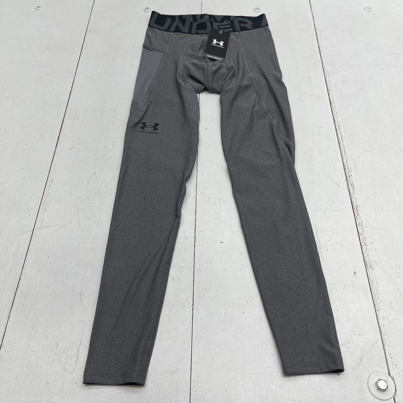Under Armour Hear Gear Armour Leggings Grey Mens Size Small New - beyond  exchange