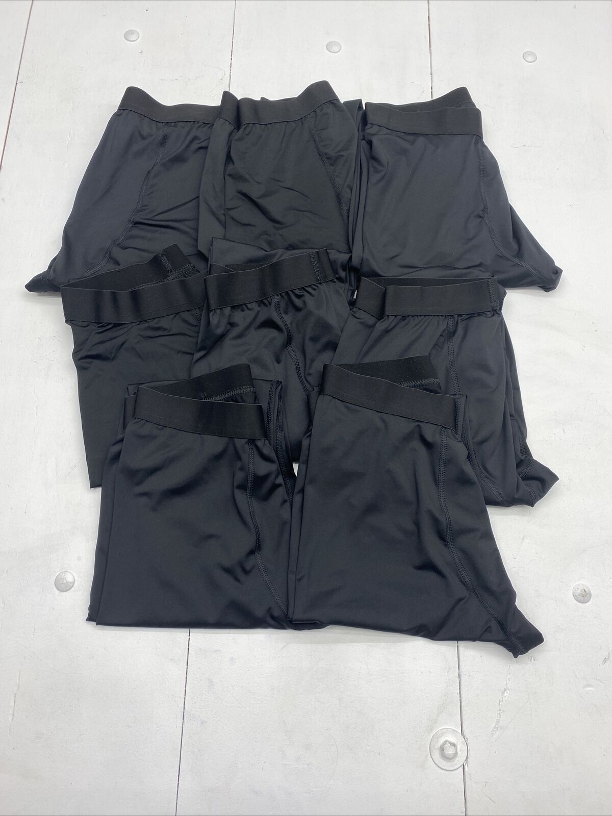 Augusta Sportswear Black Compression Pant Legging Men’s Size Large Pack Of 8