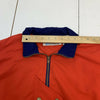 Vintage Solare Sporta Men’s Jacket Size Large Red/Blue Zip Up Button Up Collard