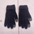 Women’s Black 100% Polyester Knit Gloves Size OS