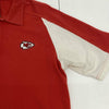 Vintage Reebok Kansas City Chiefs NFL Red Short Sleeve Polo Shirt Men Size M *