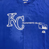 Authentic Majestic Blue KC Royals MLB Short Sleeve T Shirt Mens Size Large*