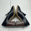 Vince Camuto Ezerna Black Leather Heel Loafers Women’s Size 6 New