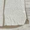 Michael Stars White Tan Linen Knit Sleeveless Tank Top Shirt Women Size L NEW