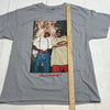 OutKast Gray Graphic Portrait Short Sleeve T-Shirt Adult Size L NEW Spencer’s