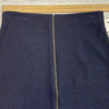 Halogen Blue Tweed Business Pencil Skirt Back Zip &amp; Accent Women Size 12 NEW