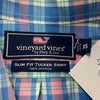 Vineyard Vines Blue Pink Plaid Long Sleeve Tucker Shirt Men Size XS Slim Fit