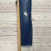7 For All Mankind High Waist Frayed Ankle Skinny Blue Jeans Women’s Size 26 *