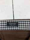 Coofandy Mens Brown Short Sleeve Button Up Shirt Size Large