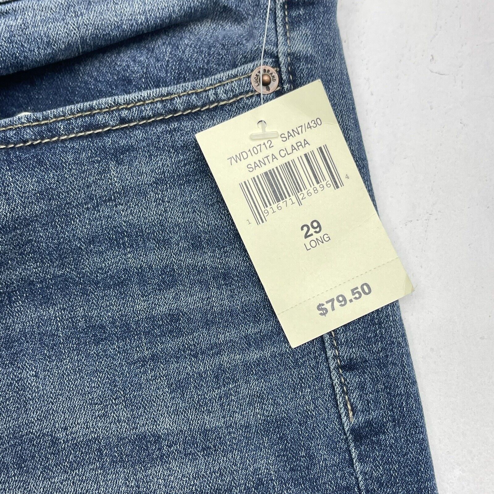 Lucky Brand Santa Clara Sweet Straight Denim Jeans Women's Size 29 Lon -  beyond exchange