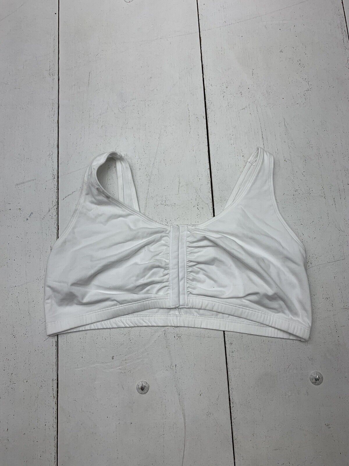 Fruit Of The Loom Womens White Front Close Bra Size 48 - beyond