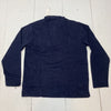Chaps Mens Navy blue 1/4 zip pullover Sweater size large