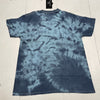 Rick &amp; Morty Ricktanical Blue Tie Dye Graphic Short Sleeve T Adults Medium New